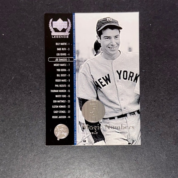 Joe DiMaggio Card - 2000 Upper Deck Yankees Legends - Picture 1 of 2